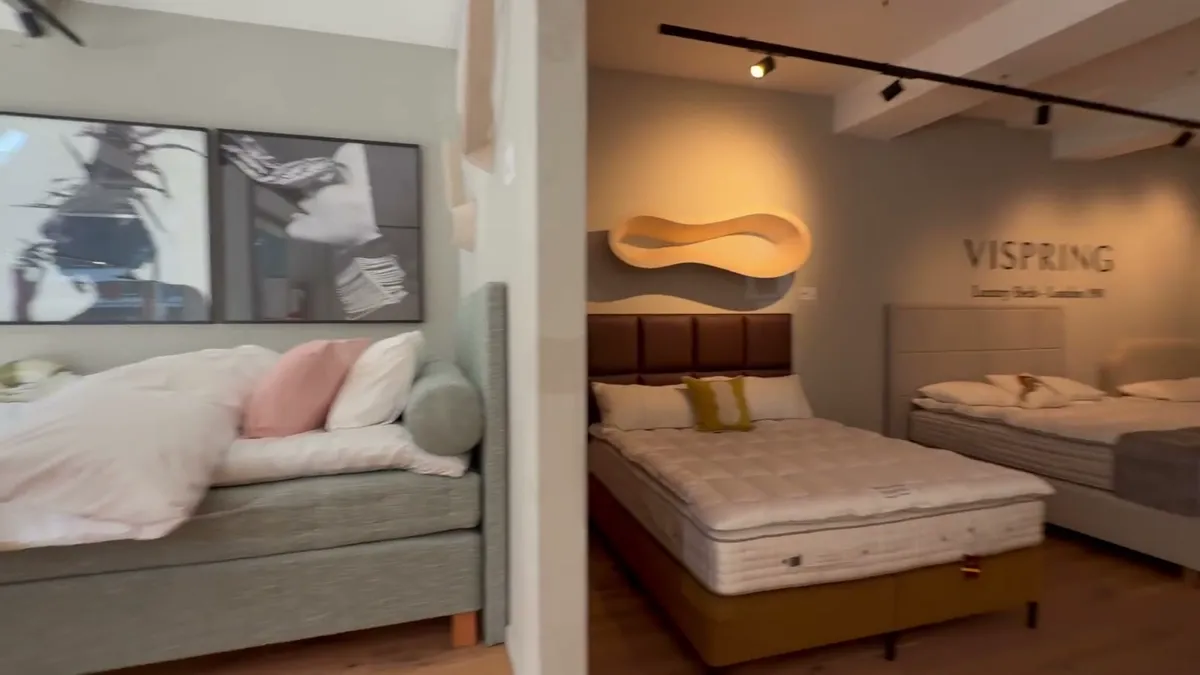 Inside the passion for beds showroom